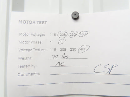 Baldor M3615T AC Motor 5Hp 1725rpm 208-230/460v 3ph 184T TE