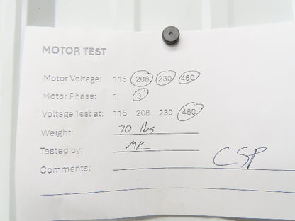 Baldor M3615T AC Motor 5Hp 1725rpm 208-230/460v 3ph 184T TE