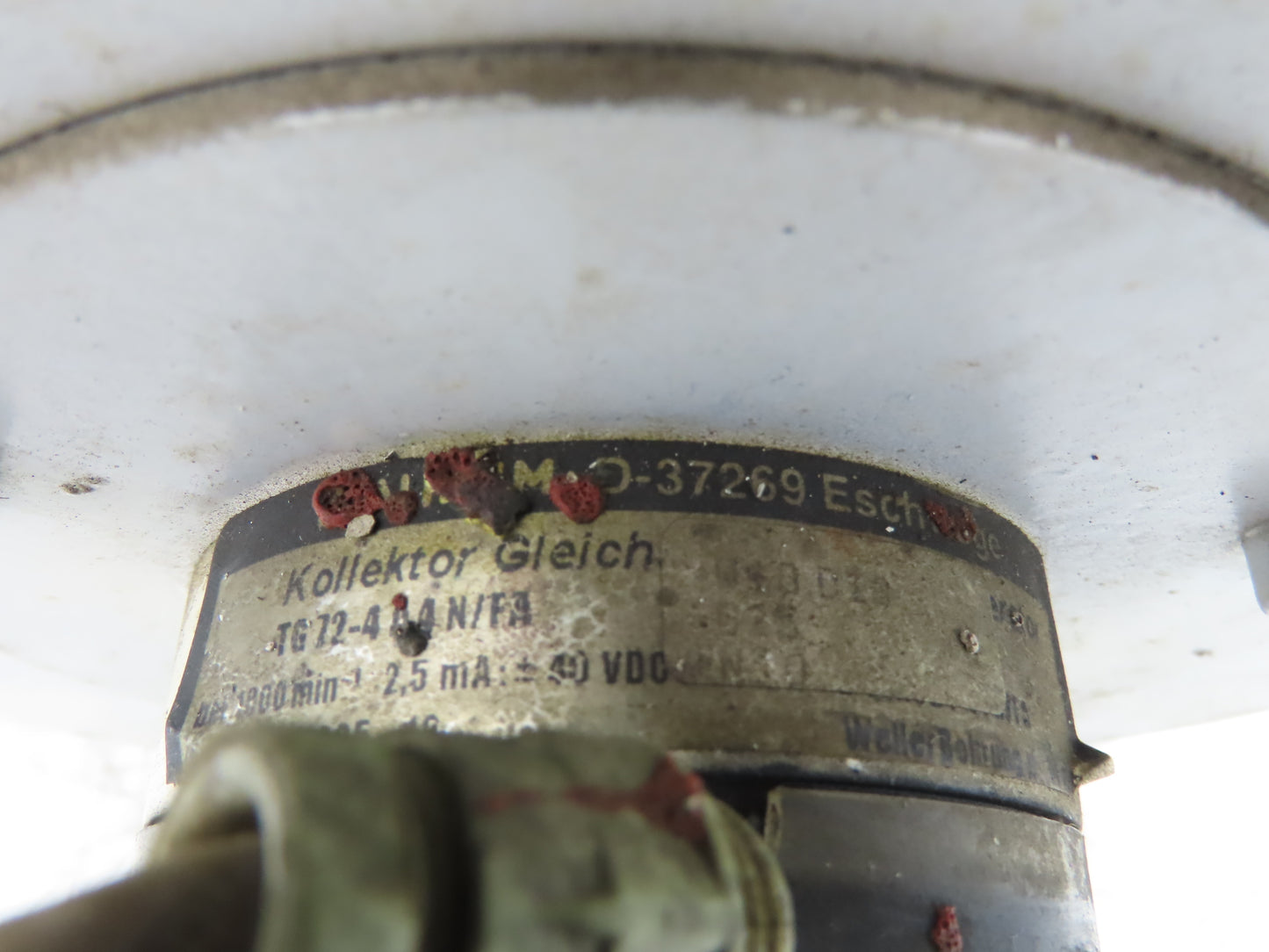 EW HOF GVFR DC Electric Motor 13.5kw 400V 2400RPM 1-1/2" Shaft