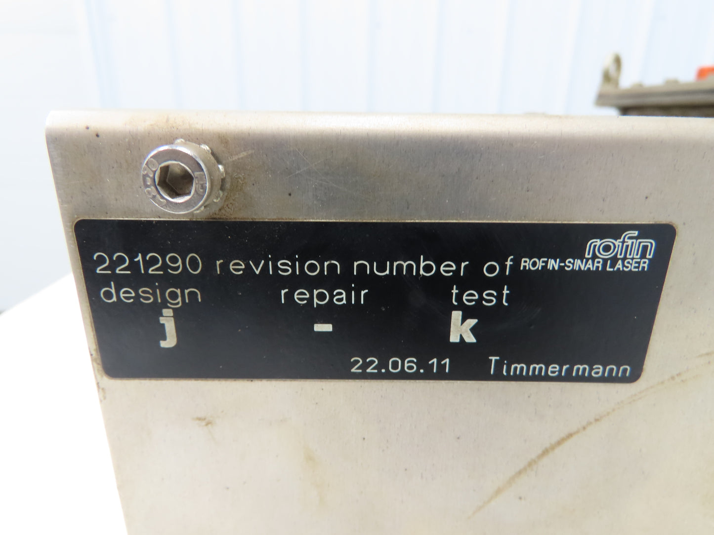 Rofin-Sinar 221290 Power Supply From 2000 SMX Laser 400V 36A