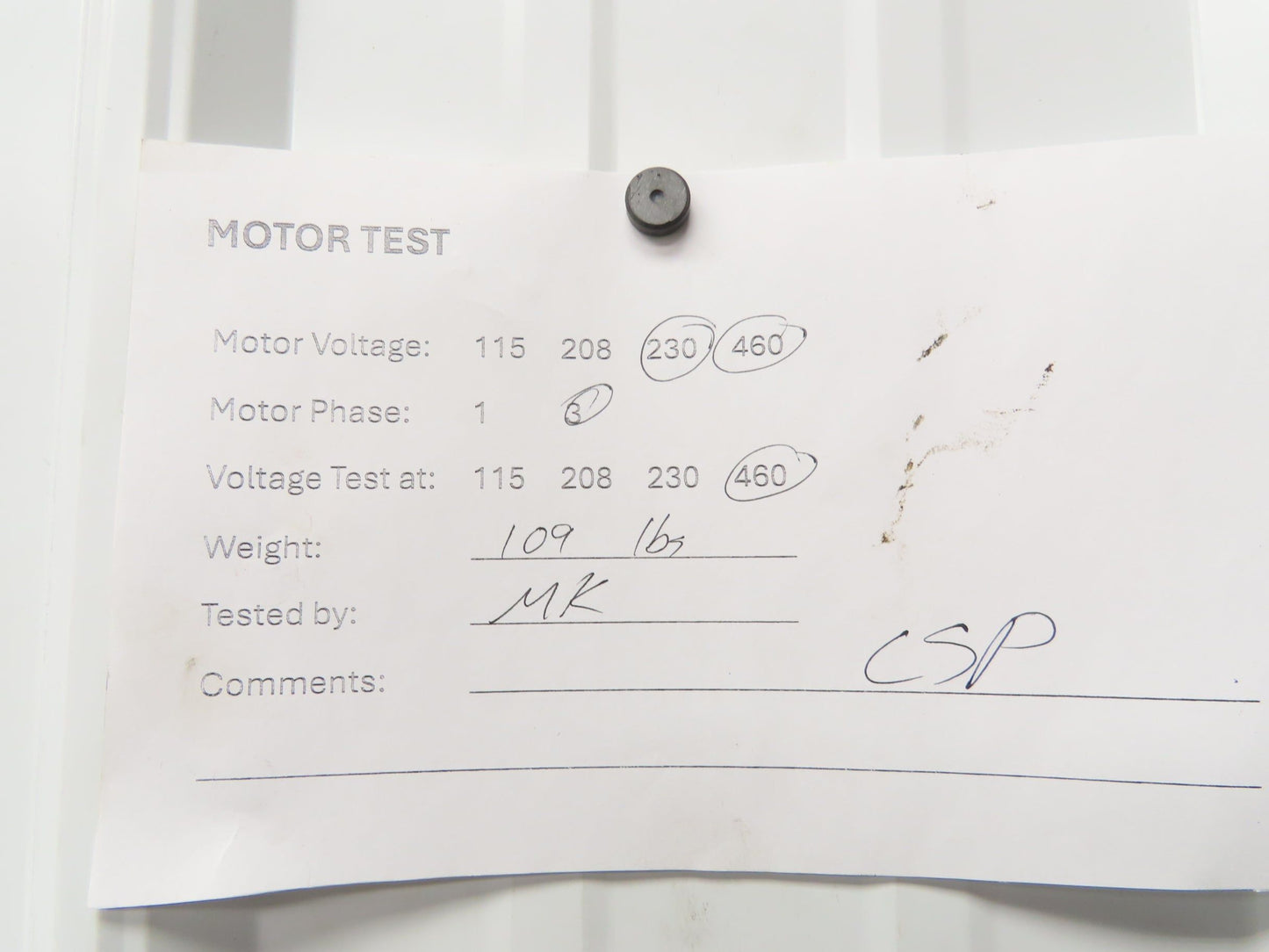 Techtop GR3-CI-TF-184T-4-B-D-5 AC Motor 5Hp 1745rpm 230/460v 3ph 184T TEFC