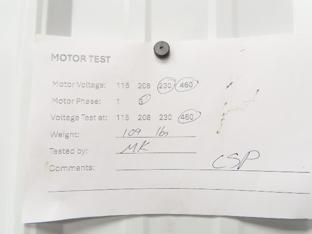 Techtop GR3-CI-TF-184T-4-B-D-5 AC Motor 5Hp 1745rpm 230/460v 3ph 184T TEFC