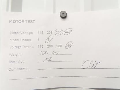 Cantoni 20NFM-3-5-18 Elektrim AC Motor 5Hp 1745rpm 230/460v 3ph 184T TEFC