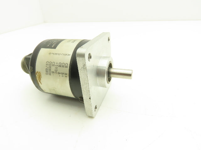 Dynamics Research Corp 25-F041-B04-3000 Rotary Encoder 3/8" Shaft 7 Pin