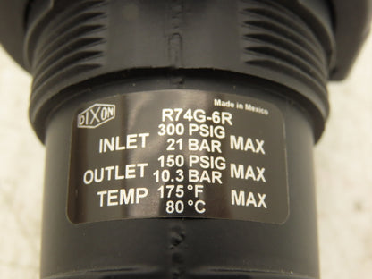 Dixon R74G-6R Pressure Regulator 3/4" NPT 300psig