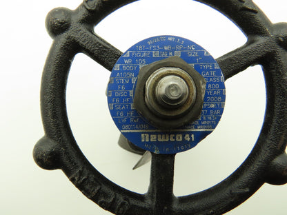 Newco41 18T-FS3-WB-RP-NC 1" Gate Valve 137 Bar Forged Steel Rising Stem