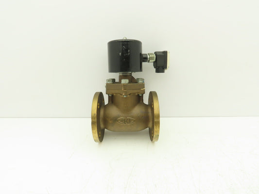 CKD PVS-50A-210-4M Globe Valve Pilot Operated 50mm ANSI Flange 100v 50/60hz