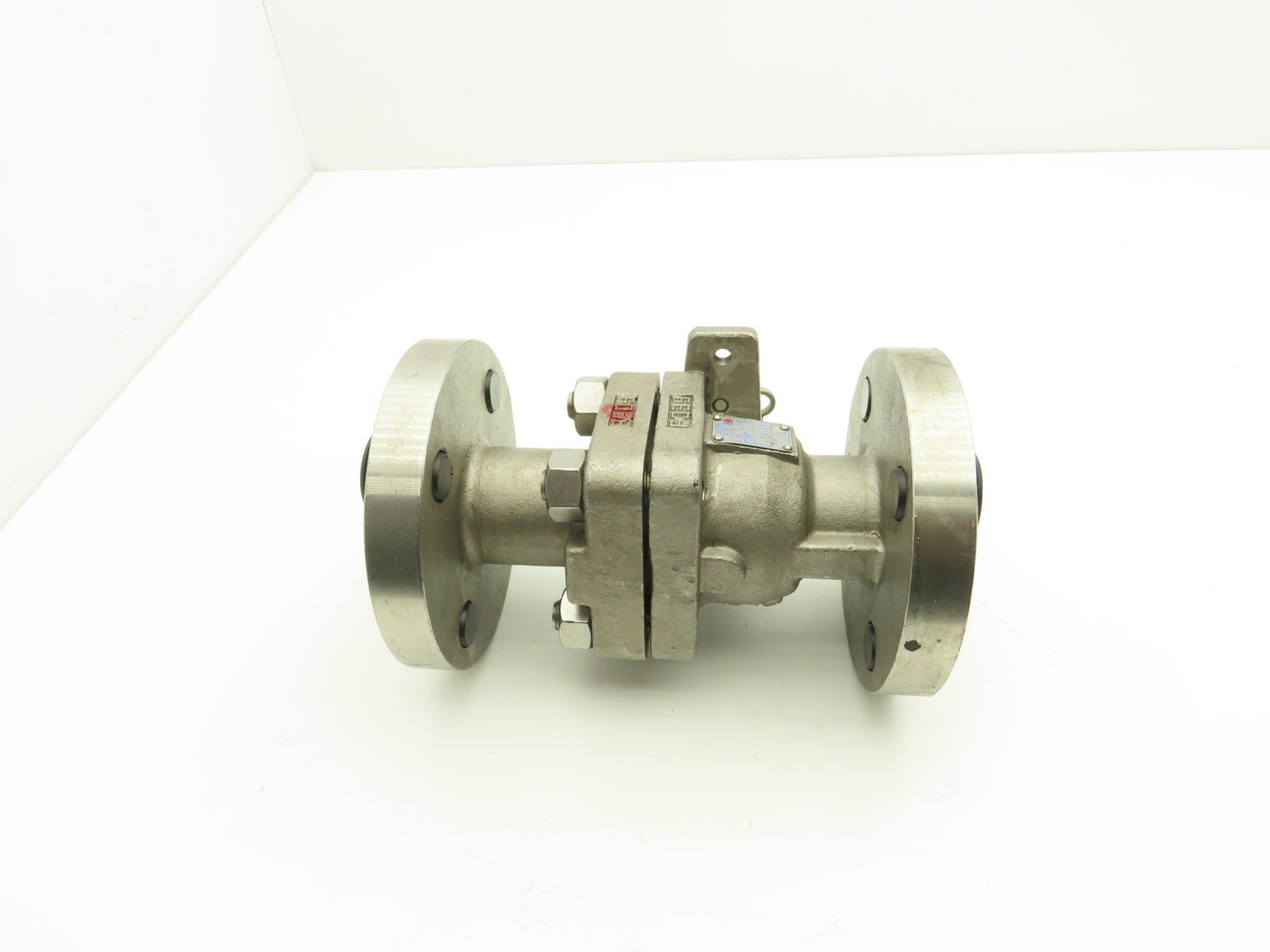 PVB, USA 1.5" Full Port 2 PC Ball Valve Class 600 316SS ANSI Flange