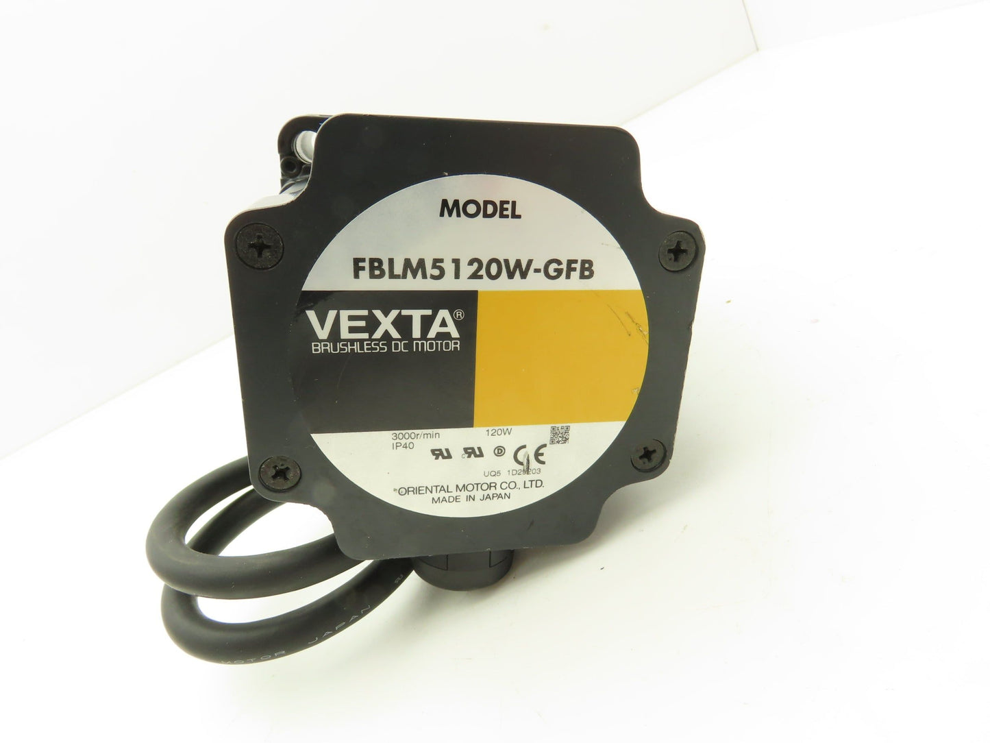 Oriental Motor Vexta FBLM5120W-GFB DC Gearmotor 120W 20:1 Gearhead Reducer