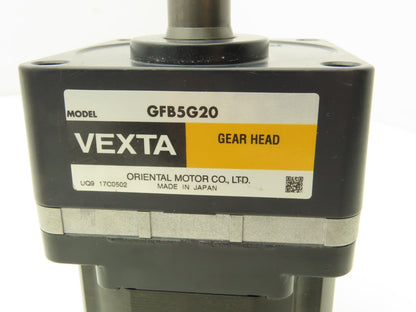 Oriental Motor Vexta FBLM5120W-GFB DC Gearmotor 20:1 Gearhead Reducer *READ*