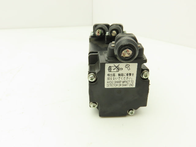 Mitsubishi HF-KP13B AC Servo Motor w/Brake 106V 3PH 100W 3000 RPM