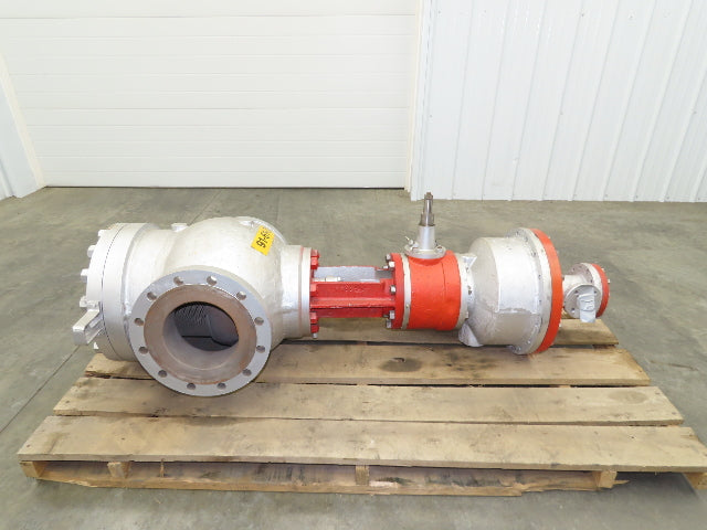 A&M 4362-3 Meehanite Cast Iron Globe Valve 8" ANSI 300# Flange Actuator