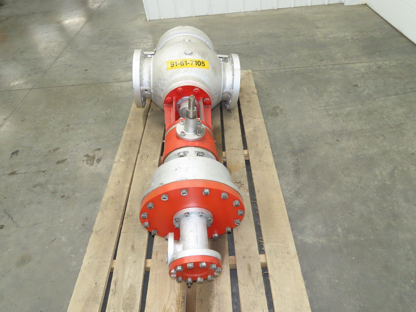 A&M 4362-3 Meehanite Cast Iron Globe Valve 8" ANSI 300# Flange Actuator