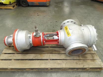 A&M 4362-3 Meehanite Cast Iron Globe Valve 8" ANSI 300# Flange Actuator
