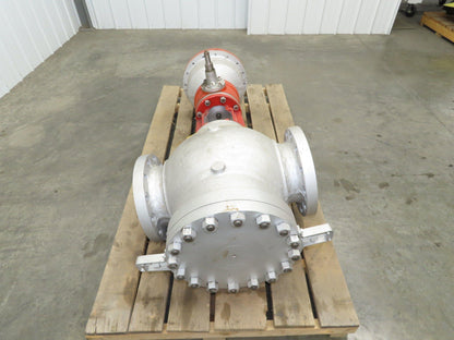 A&M 4362-3 Meehanite Cast Iron Globe Valve 8" ANSI 300# Flange Actuator