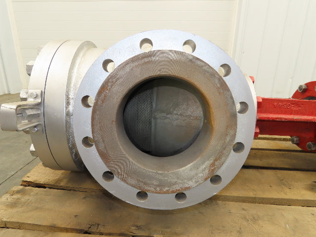 A&M 4362-3 Meehanite Cast Iron Globe Valve 8" ANSI 300# Flange Actuator