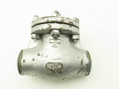 Powell 2-1/2 1561 N WE Swing Check Valve 2-1/2" Butt Weld Carbon Steel Class 150