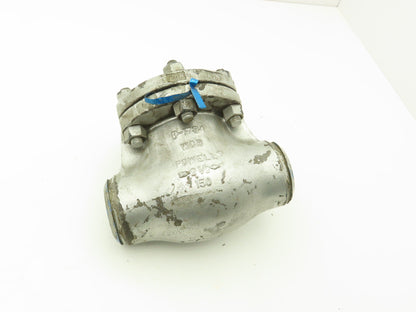 Powell 2-1/2 1561 N WE Swing Check Valve 2-1/2" Butt Weld Carbon Steel Class 150