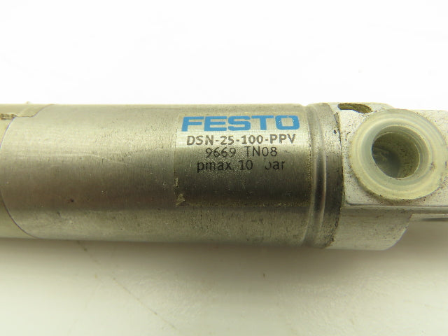 Festo DSN-25-100PPV Pneumatic Air Cylinder 32mm Bore 100mm Stroke Double Acting