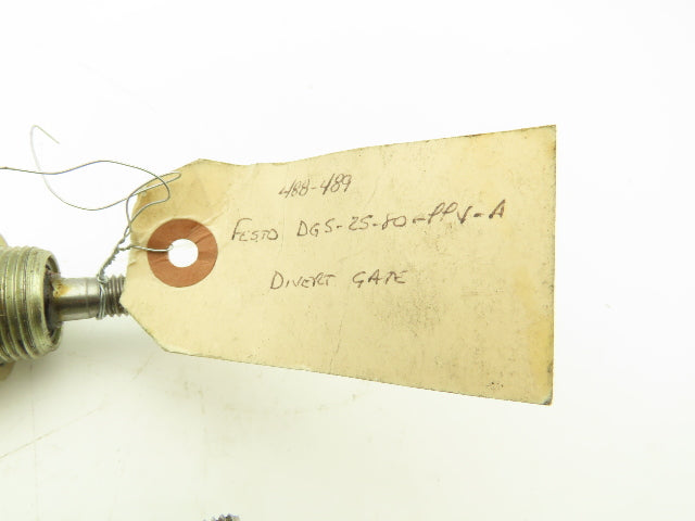 Festo DGS-25-80PPV-A Pneumatic Air Cylinder 25mm Bore 80mm Stroke Lot Of 2