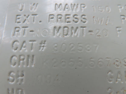 Pneumatic Vertical Receiver Air Compressor Tank 15 Gallon Gray