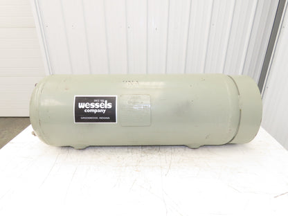 Pneumatic Vertical Receiver Air Compressor Tank 15 Gallon Gray