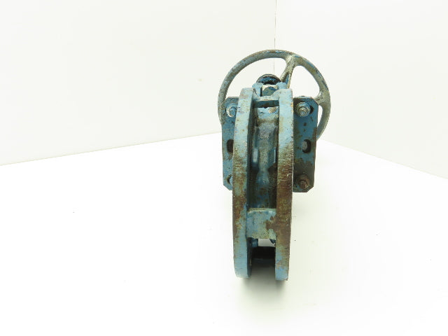 DeZurik 827 Flanged 3" Knife Gate Valve 316SS Rising Stem Metal Seat