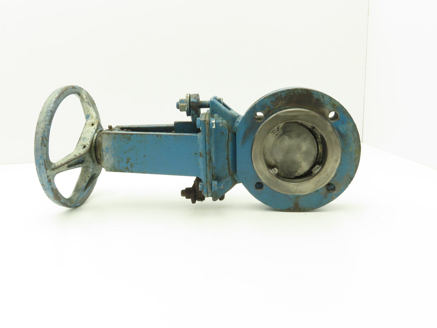 DeZurik 827 Flanged 3" Knife Gate Valve 316SS Rising Stem Metal Seat
