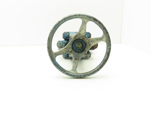 DeZurik 827 Flanged 3" Knife Gate Valve 316SS Rising Stem Metal Seat