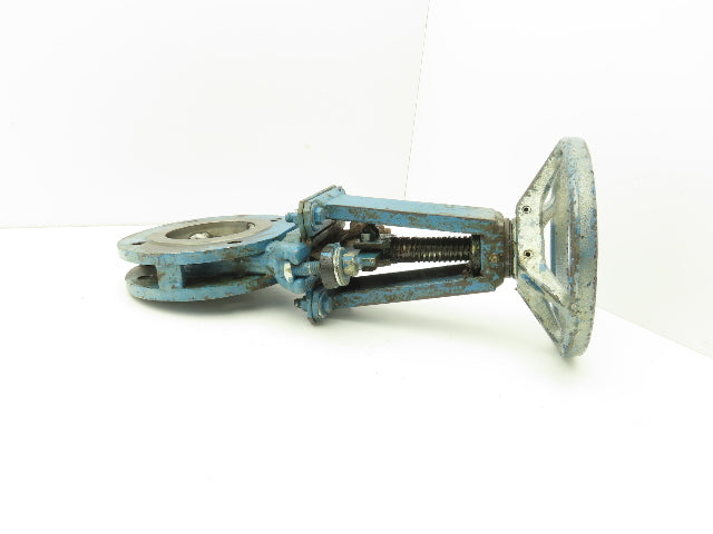 DeZurik 827 Flanged 3" Knife Gate Valve 316SS Rising Stem Metal Seat