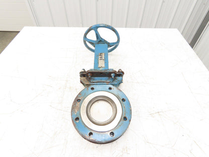 DeZurik 9131320 4" Knife Gate Valve 316 SS Rising Stem Fig. 828