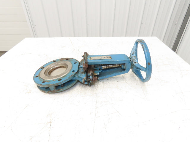 DeZurik 9131320 4" Knife Gate Valve 316 SS Rising Stem Fig. 828