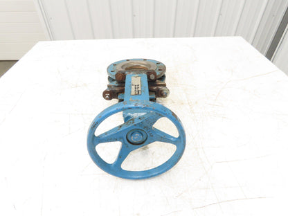 DeZurik 9131320 4" Knife Gate Valve 316 SS Rising Stem Fig. 828