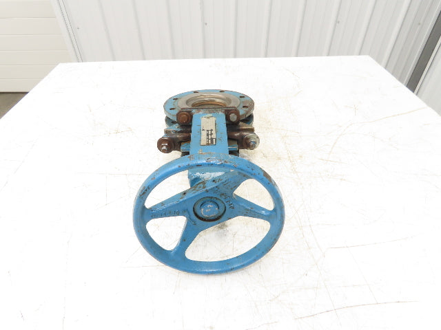 DeZurik 9131320 4" Knife Gate Valve 316 SS Rising Stem Fig. 828