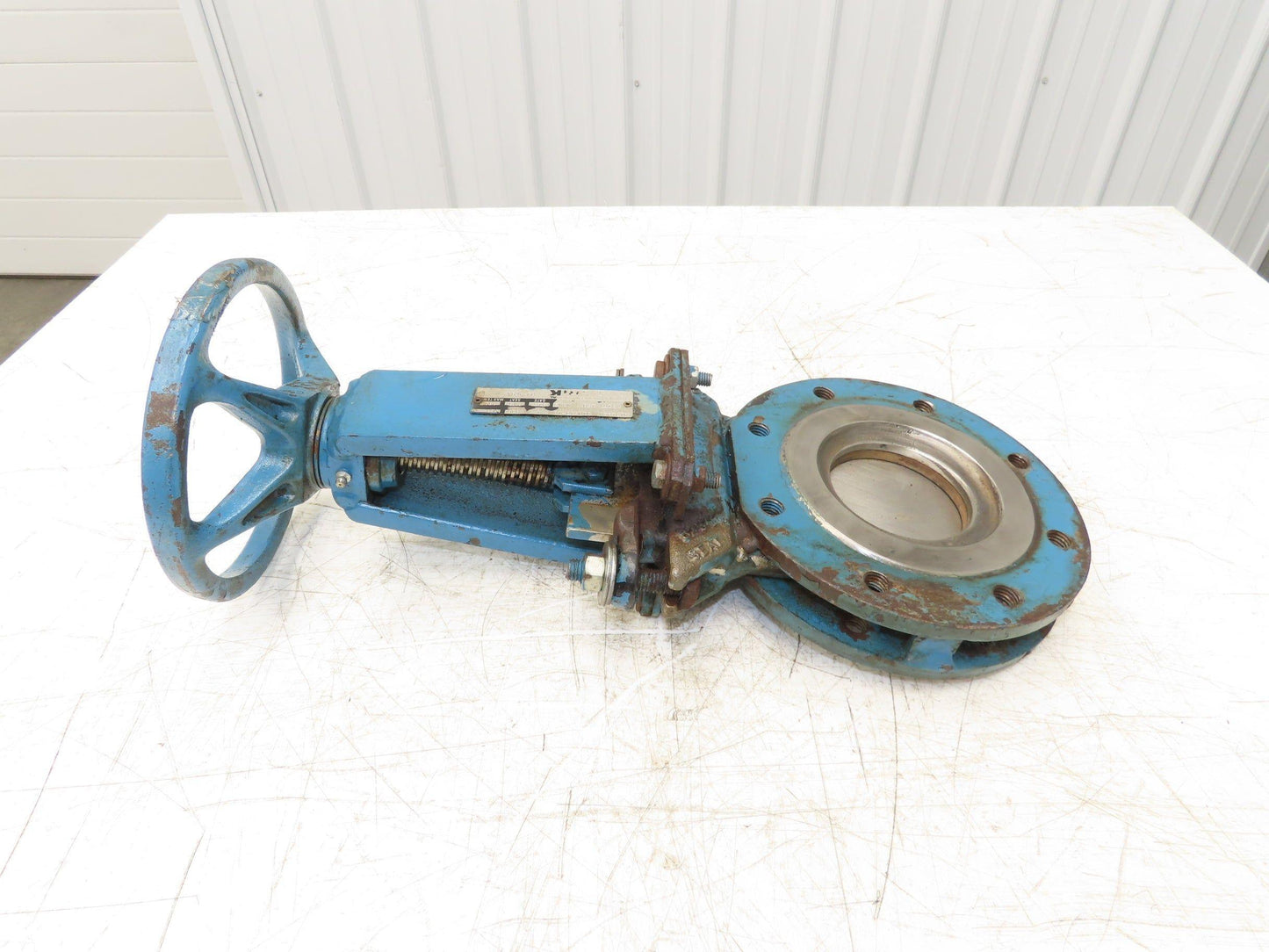 DeZurik 9131320 4" Knife Gate Valve 316 SS Rising Stem Fig. 828