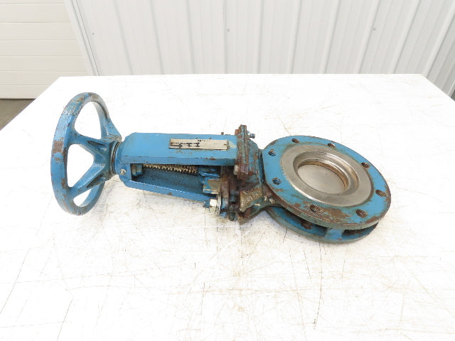 DeZurik 9131320 4" Knife Gate Valve 316 SS Rising Stem Fig. 828