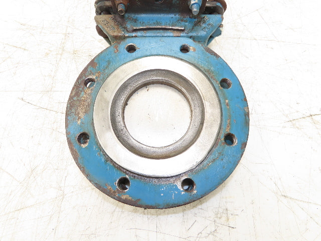 DeZurik 9131320 4" Knife Gate Valve 316 SS Rising Stem Fig. 828
