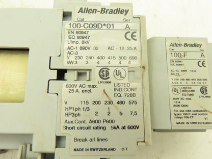 Allen Bradley 193-EA1EB Motor Starter Overload Relay 1.6-5A 120V Coil Lot of 3