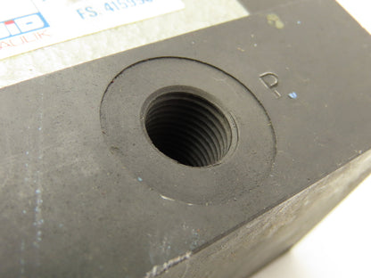 Wandfluh AH4D61A/R-S1271 Pneumatic Air Control Valve & Manifold 3 P 4 Way 350Bar