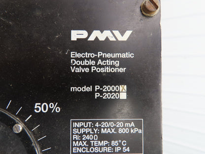 Jamesbury 4" Flanged Ball Valve Pneumatic Air Actuator PMV Positioner