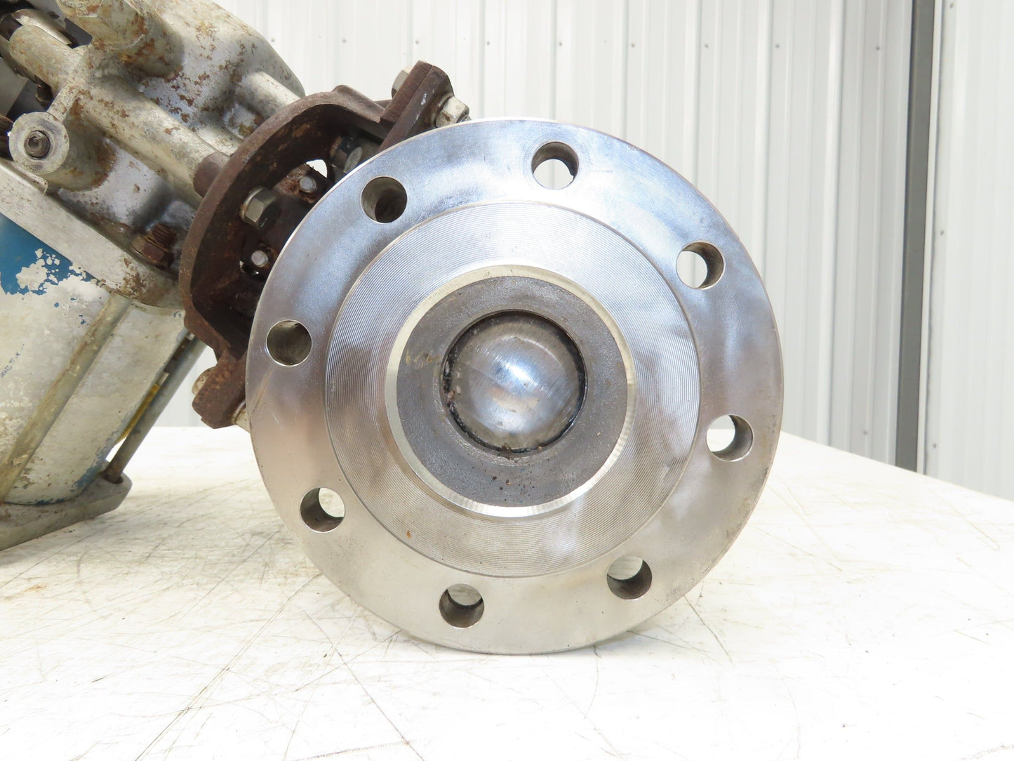 Jamesbury 4" Flanged Ball Valve Pneumatic Air Actuator PMV Positioner