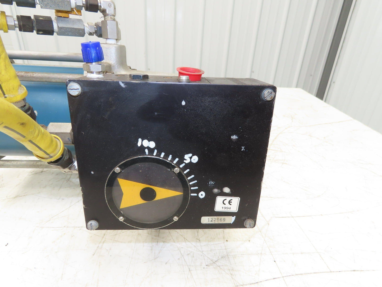 Jamesbury 8" Butterfly Valve Pneumatic Air Actuator PMV Positioner