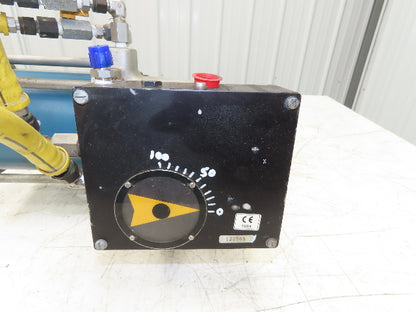 Jamesbury 8" Butterfly Valve Pneumatic Air Actuator PMV Positioner