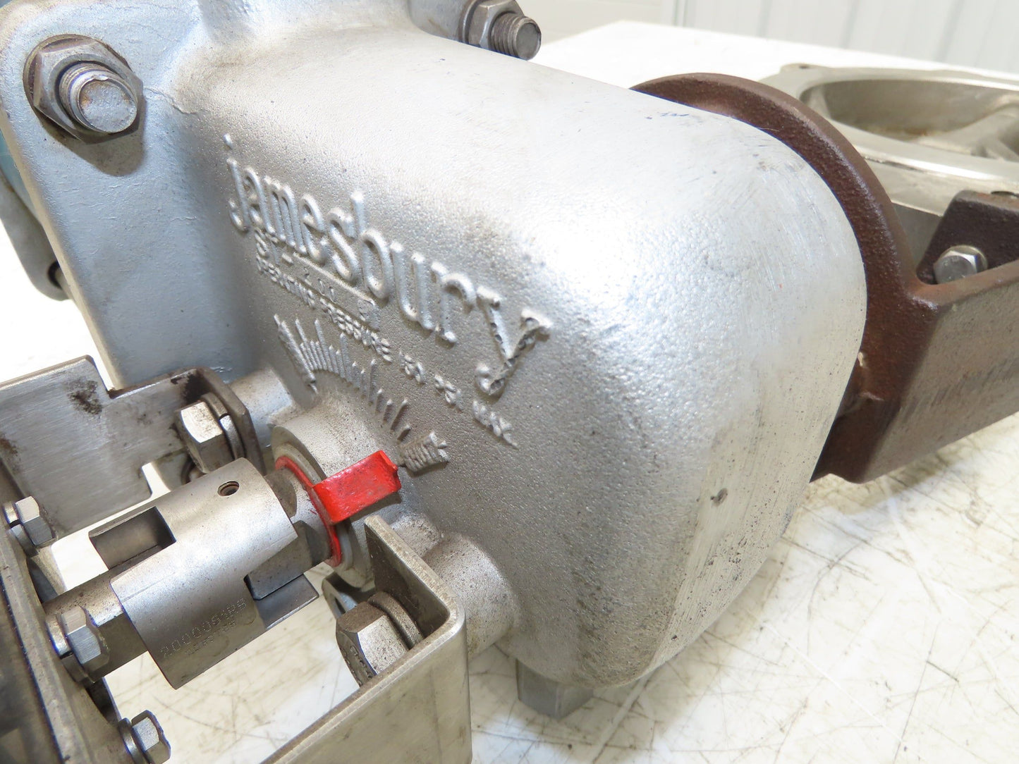 Jamesbury 8" Butterfly Valve Pneumatic Air Actuator PMV Positioner