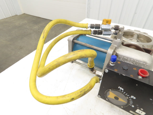Jamesbury 8" Butterfly Valve Pneumatic Air Actuator PMV Positioner