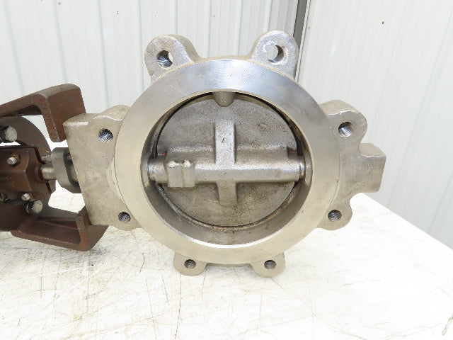 Jamesbury 8" Butterfly Valve Pneumatic Air Actuator PMV Positioner