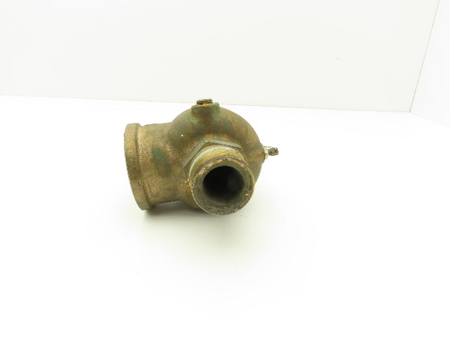 Kunkle Safety Relief Valve Side Outlet 125psig Set Pressure 1-1/4" NPT