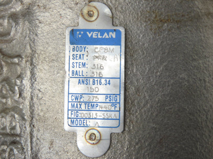 Velan 4" Flanged Ball Valve Hytork Pneumatic Actuator PMV Positioner