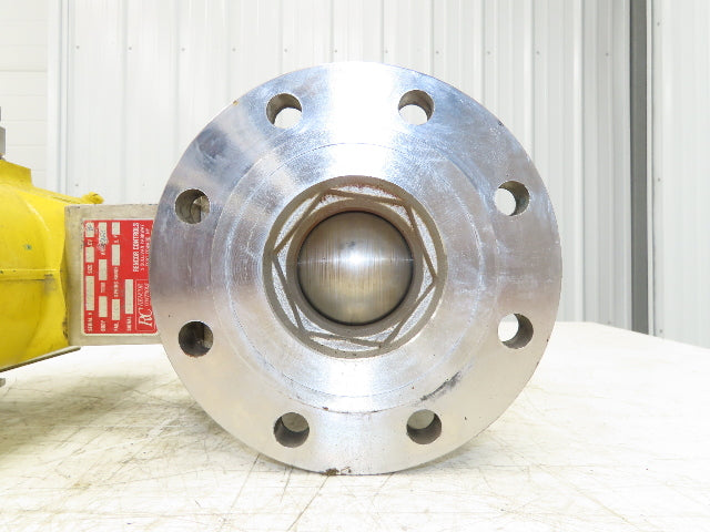 Velan 4" Flanged Ball Valve Hytork Pneumatic Actuator PMV Positioner