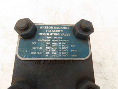 Watson McDaniel HD-13-N Pressure Regulating Valve 3/4" 20-100PSI